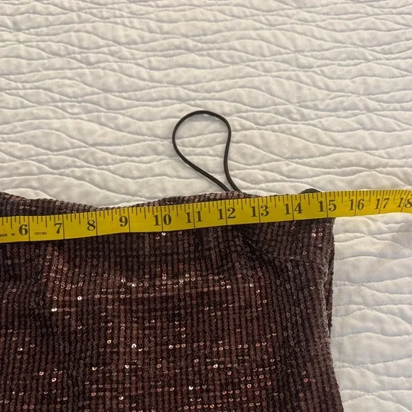 Glamorous Sequin Mini Dress - Copper - Picture 5 of 6